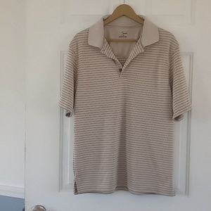 Men's polo golf shirt.
